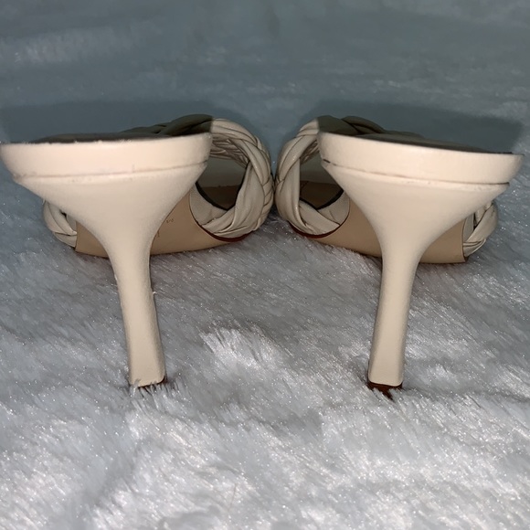 🌷Marc Fisher Tan Leather Square Toe Slide Size 7 - Picture 8 of 11